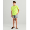 image:imageHUK Kids Short Sleeve Performance Tee Fishing TShirt for KidsRising Sun  Neon Yellow
