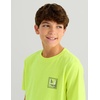 image:imageHUK Kids Short Sleeve Performance Tee Fishing TShirt for KidsRising Sun  Neon Yellow