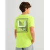 image:imageHUK Kids Short Sleeve Performance Tee Fishing TShirt for KidsRising Sun  Neon Yellow