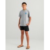 image:imageHUK Kids Short Sleeve Performance Tee Fishing TShirt for KidsRodeo Bass  Sharkskin Heather