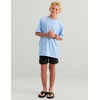 image:imageHUK Kids Short Sleeve Performance Tee Fishing TShirt for KidsSalute  Cerulean