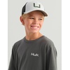 image:imageHUK Kids Short Sleeve Performance Tee Fishing TShirt for KidsSalute  Dark Shadow