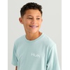 image:imageHUK Kids Short Sleeve Performance Tee Fishing TShirt for KidsSalute  Heron Blue