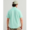 image:imageHUK Mens Kona Solid Short Sleeve Fishing Button Down ShirtCaicos
