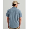 image:imageHUK Mens Kona Solid Short Sleeve Fishing Button Down ShirtStormy Blue
