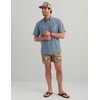image:imageHUK Mens Kona Solid Short Sleeve Fishing Button Down ShirtStormy Blue