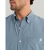 image:imageHUK Mens Kona Solid Short Sleeve Fishing Button Down ShirtStormy Blue