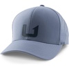image:imageHUK Mens Barb U 110 Performance Hat Fishing Golf Running Cap Stretch Fit 6 Panel Snapback Sweatband Recycled BrimStormy Blue