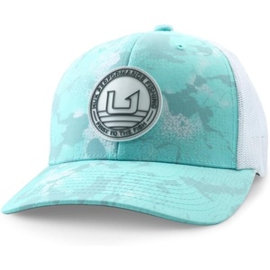 image:imageHUK Mens Trucker Hat AntiGlare Snapback Fishing Hat for MenKc Printed Circle Patch  Caicos