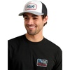 image:imageHUK Mens Trucker Hat AntiGlare Snapback Fishing Hat for MenScript Patch  Heather Grey