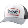 image:imageHUK Mens Trucker Hat AntiGlare Snapback Fishing Hat for MenScript Patch  Heather Grey