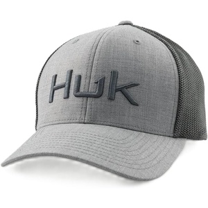 image:imageHUK Mens Trucker Hat AntiGlare Snapback Fishing Hat for MenEmbroidered  Sharkskin