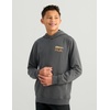 image:imageHUK Kids Edisto Terry Hoodie Soft Lightweight Pullover Casual Everyday Fishing HoodieFast Badge  Dark Shadow