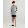 image:imageHUK Kids Edisto Terry Hoodie Soft Lightweight Pullover Casual Everyday Fishing HoodieScript  Heather Grey