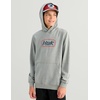 image:imageHUK Kids Edisto Terry Hoodie Soft Lightweight Pullover Casual Everyday Fishing HoodieScript  Heather Grey