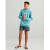 image:imageHUK Kids Edisto Terry Hoodie Soft Lightweight Pullover Casual Everyday Fishing HoodieScript  Marine Blue