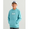 image:imageHUK Kids Edisto Terry Hoodie Soft Lightweight Pullover Casual Everyday Fishing HoodieScript  Marine Blue