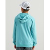 image:imageHUK Kids Edisto Terry Hoodie Soft Lightweight Pullover Casual Everyday Fishing HoodieScript  Marine Blue