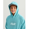 image:imageHUK Kids Edisto Terry Hoodie Soft Lightweight Pullover Casual Everyday Fishing HoodieScript  Marine Blue