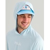 image:imageHUK Mens Airweight Hoodie Lightweight Upf 30 Performance Fishing Hooded Shirt With Recycled Polyester and Stretch FabricCoastal Drift Heather