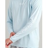 image:imageHUK Mens Airweight Hoodie Lightweight Upf 30 Performance Fishing Hooded Shirt With Recycled Polyester and Stretch FabricCoastal Drift Heather
