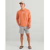 image:imageHUK Mens Airweight Hoodie Lightweight Upf 30 Performance Fishing Hooded Shirt With Recycled Polyester and Stretch FabricDusty Orange Heather