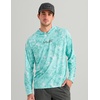 image:imageHUK Mens Airweight Hoodie Lightweight Upf 30 Performance Fishing Hooded Shirt With Recycled Polyester and Stretch FabricKc Print  Caicos