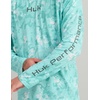 image:imageHUK Mens Airweight Hoodie Lightweight Upf 30 Performance Fishing Hooded Shirt With Recycled Polyester and Stretch FabricKc Print  Caicos