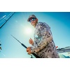 image:imageHUK Mens Airweight Hoodie Lightweight Upf 30 Performance Fishing Hooded Shirt With Recycled Polyester and Stretch FabricKc Print  Sharkskin