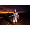 image:imageHUK Mens Airweight Hoodie Lightweight Upf 30 Performance Fishing Hooded Shirt With Recycled Polyester and Stretch FabricKc Print  Sharkskin