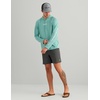 image:imageHUK Mens Airweight Hoodie Lightweight Upf 30 Performance Fishing Hooded Shirt With Recycled Polyester and Stretch FabricMarine Blue Heather