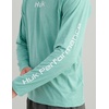 image:imageHUK Mens Airweight Hoodie Lightweight Upf 30 Performance Fishing Hooded Shirt With Recycled Polyester and Stretch FabricMarine Blue Heather