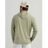 image:imageHUK Mens Airweight Hoodie Lightweight Upf 30 Performance Fishing Hooded Shirt With Recycled Polyester and Stretch FabricSeagrass Heather