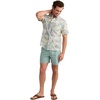 image:imageHUK Mens Shoreside Short 6 Inseam Stretch Fishing Short with Elastic Waistband and Drainage PocketsSilver Blue