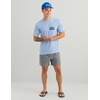 image:imageHUK Mens Short Sleeve Performance Tee Fishing TShirt for MenBait N Fetch  Cerulean