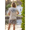 image:imageHUK Mens Short Sleeve Performance Tee Fishing TShirt for MenBass Eagle  River Rock