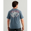 image:imageHUK Mens Short Sleeve Performance Tee Fishing TShirt for MenBass Eagle  Stormy Blue
