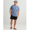 image:imageHUK Mens Short Sleeve Performance Tee Fishing TShirt for MenBorn Wave  Stormy Blue