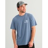 image:imageHUK Mens Short Sleeve Performance Tee Fishing TShirt for MenBorn Wave  Stormy Blue