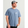 image:imageHUK Mens Short Sleeve Performance Tee Fishing TShirt for MenBorn Wave  Stormy Blue
