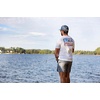 image:imageHUK Mens Short Sleeve Performance Tee Fishing TShirt for MenBorn Wave  White