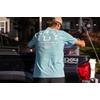 image:imageHUK Mens Short Sleeve Performance Tee Fishing TShirt for MenHuk Fishing  Marine Blue Heather