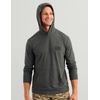 image:imageHUK Mens Short Sleeve Performance Tee Fishing TShirt for MenHuk and Bars  Dark Shadow