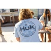 image:imageHUK Mens Short Sleeve Performance Tee Fishing TShirt for MenMarlin Circle  Cerulean