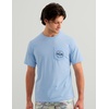 image:imageHUK Mens Short Sleeve Performance Tee Fishing TShirt for MenMarlin Circle  Cerulean