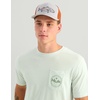 image:imageHUK Mens Short Sleeve Performance Tee Fishing TShirt for MenMarlin Circle  Pale Algae Heather