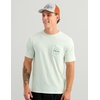 image:imageHUK Mens Short Sleeve Performance Tee Fishing TShirt for MenMarlin Circle  Pale Algae Heather