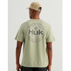 image:imageHUK Mens Short Sleeve Performance Tee Fishing TShirt for MenMarlin Circle  Seagrass
