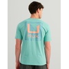 image:imageHUK Mens Short Sleeve Performance Tee Fishing TShirt for MenRising Huk  Marine Blue Heather
