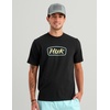 image:imageHUK Mens Short Sleeve Performance Tee Fishing TShirt for MenScript  Black